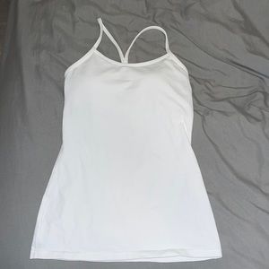 Lululemon White Tank Top